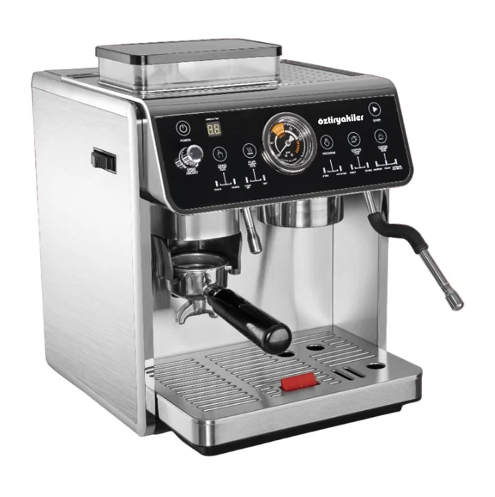 Öztiryakiler Mini Barista Öğütücülü Espresso Kahve Makinesi Pid Çift Kazan