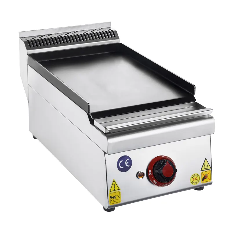 CSA Snack Seri Düz Pleyt Izgara Set Üstü Elektrikli 30×57 Cm