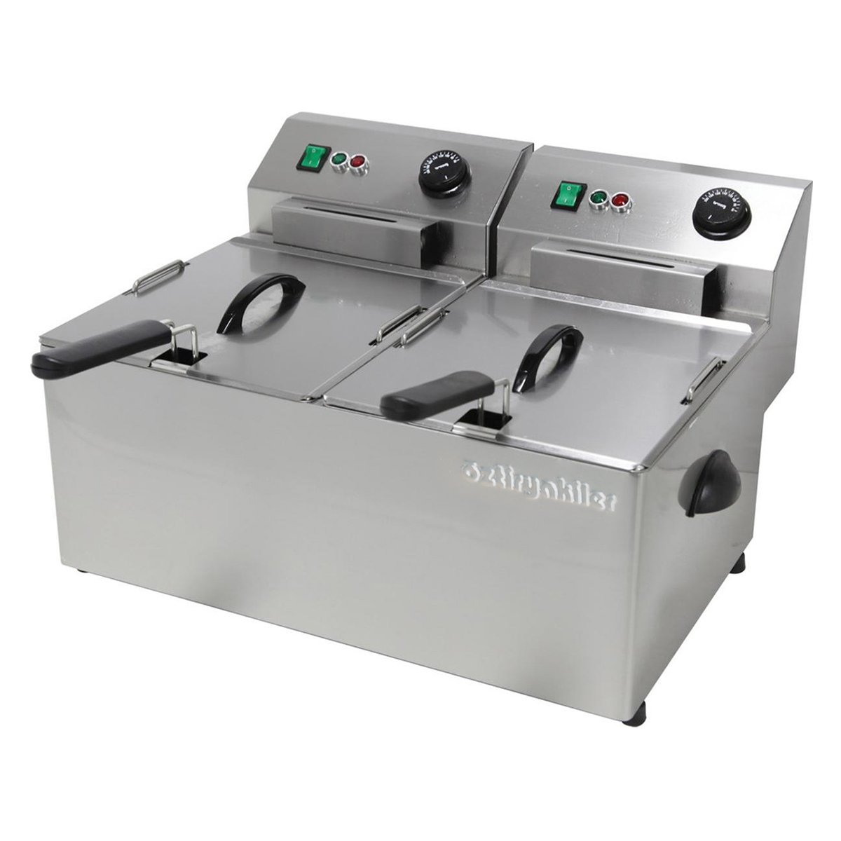 Fritöz, Çiftli, GN 1/2, 2×8 L, Elektrikli