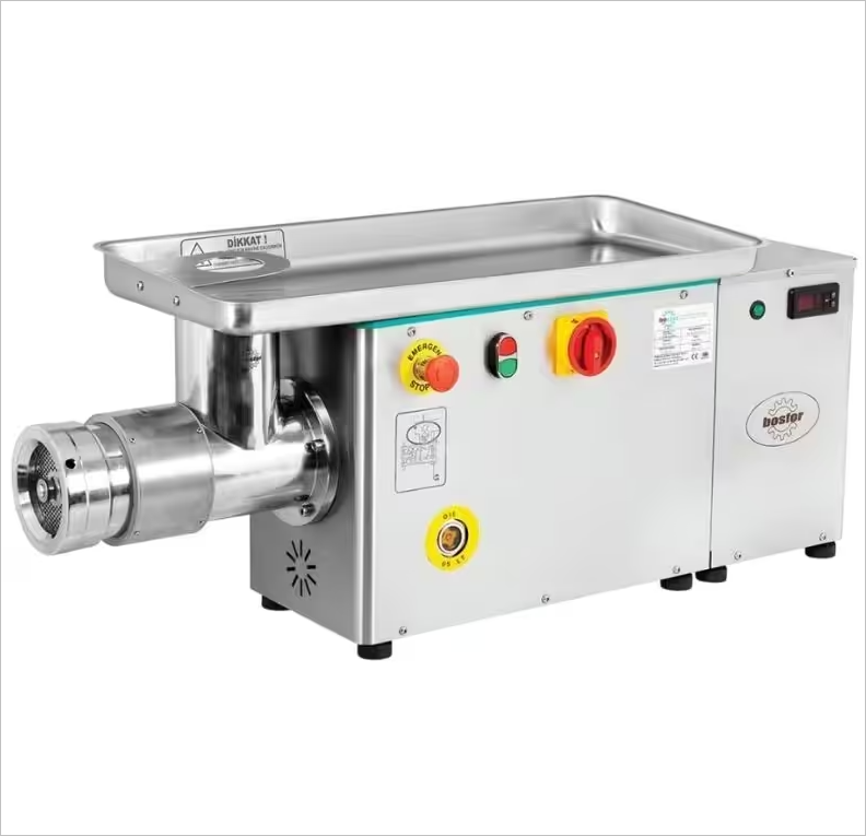 Bosfor UKMS-22PTY Paslanmaz Soğutmalı Et Kıyma Makinesi 400 Kg / Saat
