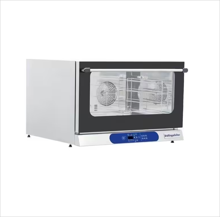 Öztiryakiler 4 Tepsi Kapasiteli Patisserie Elektrikli Dijital Pastane Fırını 40×60 Cm 380 V OKFBE 40604 E