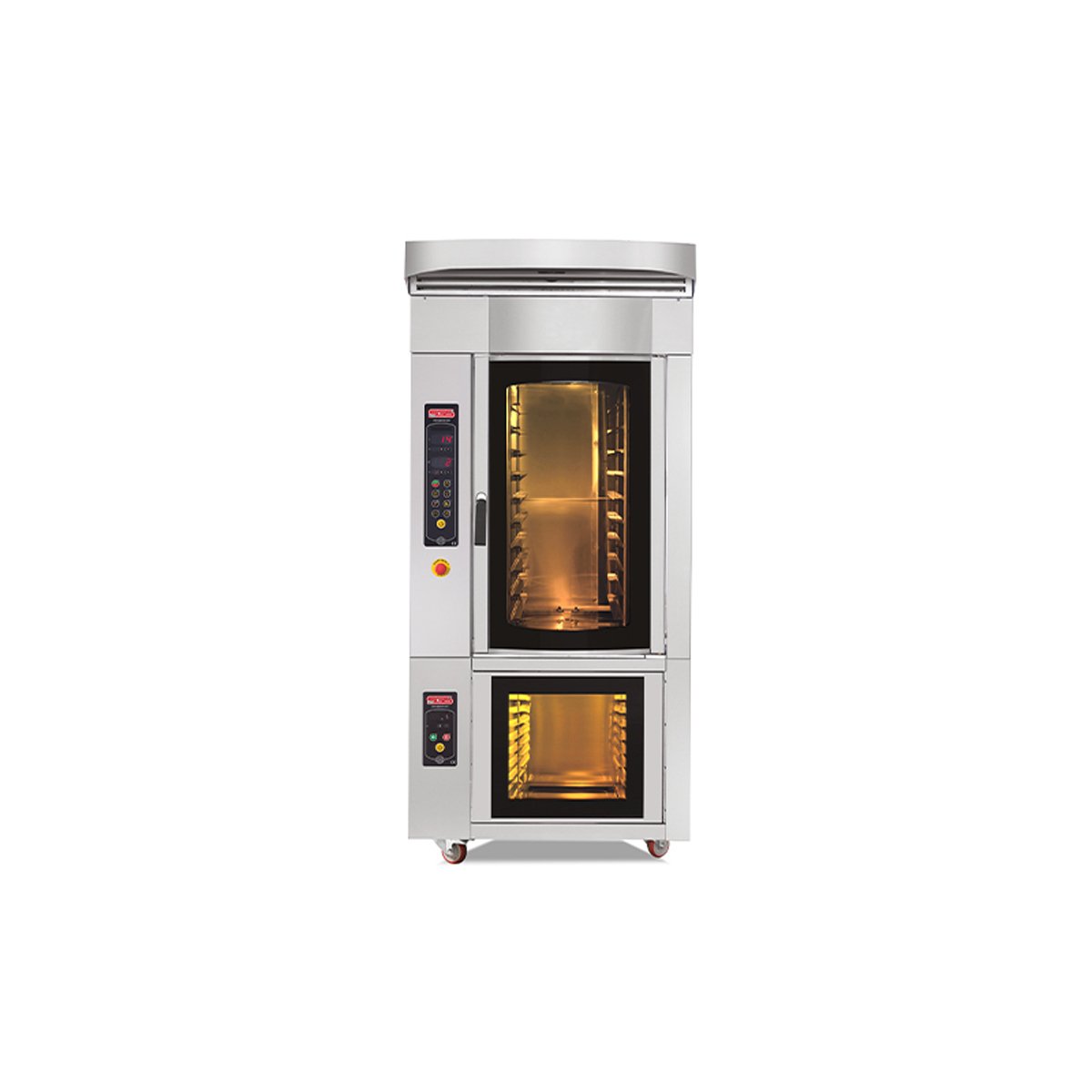 SGS PM-D-10 10 Tepsili Dönerli Patisserie Fırın Mayalandırma Kabinli Elektrikli 40×60