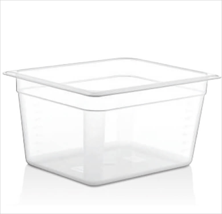 Öztiryakiler Polipropilen Gastronorm Küvet, GN 1/2-200, 32,5×26,5×20 cm